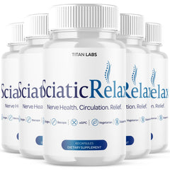 (5 Pack) Sciatic Relax Nootropic Natural Brain Supplement SciaticRelax 300 Capsules