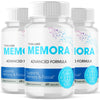 Image of (3 Pack) Memora Advanced Nootropic Natural Brain Support Supplement 180 Capsules