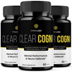 Clear Cogni Pills Nootropic Natural Brain Health Support ClearCogni 180 Capsules