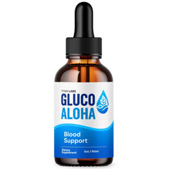 Gluco Aloha Drops Advanced Blood Health Support Formula GlucoAloha 30 Servings