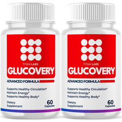 (2 Pack) Glucovery Pills Advanced Blood Health Support Supplement Gluco Very 120 Capsules