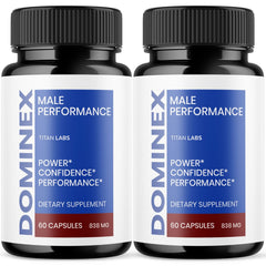 (2 Pack) Dominex Advanced Male Health Support Supplement Domi Nex 120 Capsules