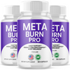 Image of (3 Pack) Meta Burn Pro Advanced Energy & Fitness Formula MetaBurnPro 180 Capsules