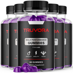 (5 Pack) Truvora Gummy Advanced Male Health Support Formula Tru vora 300 Gummies