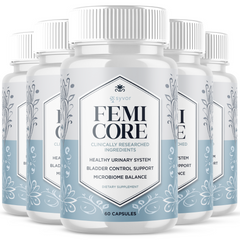 (5 Pack) Femicore for Women Advanced Wellness Max Support Femi Core 300 Capsules