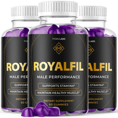 (3 Pack) Royalfil ACV Gummys Male Health Support Formula Royal Fil 180 Gummies