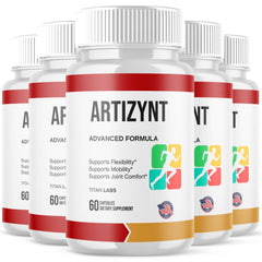 (5 Pack) Artizynt Advanced Joints & Mobility Support Formula Arti Zynt 300 Capsules