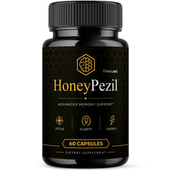 HoneyPezil Nootropic Brain Health Support Supplement Honey Pezil 60 Capsules