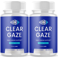 (2 Pack) Clear Gaze Support Healthy Eye Vision & Function ClearGaze Formula 120 Capsules