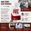 Image of Honey Pril Advanced Energy and Fitness Support Supplement HoneyPril 120 Capsules