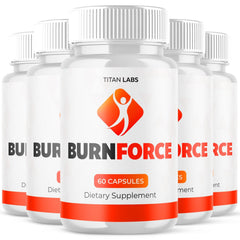 (5 Pack) Burnforce Advanced Energy & Fitness Support Formula Burn Force 300 Capsules