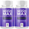 Image of (2 Pack) Nervo Max Nootropic Natural Nerve Support Formula NervoMax 120 Capsules