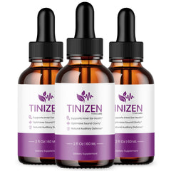 (3 Pack) Tinizen Ear Health Support Drops Natural Tini Zen Vitamin 90 Servings