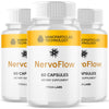 Image of (3 Pack) NervoFlow Nootropic Natural Nerve Support Formula Nervo Flow 180 Capsules