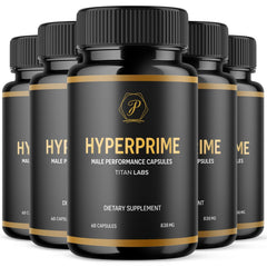 (5 Pack) Hyperprime Advanced Male Health Support Formula Hyper prime 300 Capsules