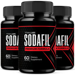 Sodafil Advanced Male Health Support Formula Soda Fil Supplement 180 Capsules