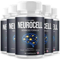 (5 Pack) Neurocell Nootropic Brain Health Support Formula Neuro cell 300 Capsule