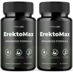 (2 Pack) ErektoMax Advanced Male Health Support Supplement Erekto Max 120 Capsules