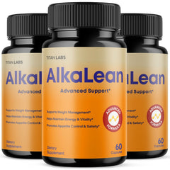 (3 Pack) Alkalean Advanced Energy & Fitness Support Formula Alka Lean 180 Capsules
