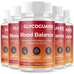 (5 Pack) Glycoguard Advanced Blood Health Support Formula Glyco Guard 300 Caps