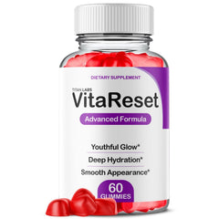 (1 Pack) VitaReset ACV Gummys 1000MG Advanced Vita Reset Supplement 60 Gummies