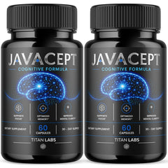 (2 Pack) Javacept Nootropic Natural Brain Support Formula Java Cept 120 Capsules