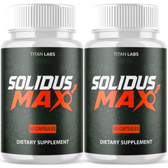 (2 Pack) Solidus Max Advanced Male Health Support Formula SolidusMax 120 Capsule