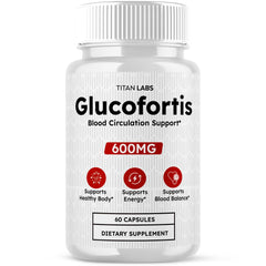 Glucofortis Pills Advanced Blood Health Support Formula Gluco Fortis 60 Capsules