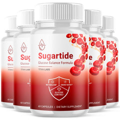 (5 Pack) Sugartide Advanced Blood Health Support Formula Sugar Tide 300 Capsules