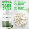 Image of (3 Pack) Purotyn Advanced Energy & Fitness Support Formula Puro Tyn 180 Capsules