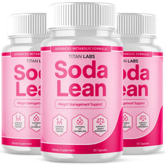 (3 Pack) Soda Lean Advanced Energy and Fitness Support Supplement SodaLean 180 Capsules