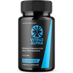 (1 Pack) Vitruz Alpha Advanced Male Health Support Formula VitruzAlpha 60 Capsules