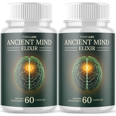 (2 Pack) Ancient Mind Elixir Advanced Natural Brain Support Formula 120 Capsules