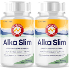 (2 Pack) AlkaSlim Advanced Energy & Fitness Support Formula Alka Slim 120 Capsules