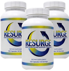 (3 Pack) Resurge Deep Sleep Support Formula Supplement 360 Capsule