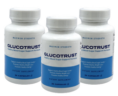 (3 Pack) GlucoTrust Original Glucose Management Complex Blood Sugar (90 Capsules) - LEIXSTAR