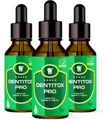 (3 Pack) Dentitox Pro - Dentitox Pro Drops for Teeth and Gums, Dentitox Max, Dentitox Drops for 90 Days.