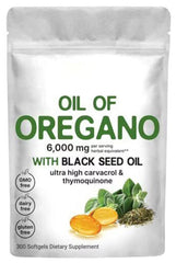 Ingredients Oil of Oregano 300 Softgels Formulated with Black Seed Oil Strength