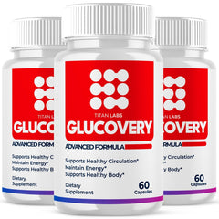 (3 Pack) Glucovery Pills Advanced Blood Health Support Supplement Gluco Very 180 Capsules