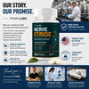 Image of Nerve Stride Nootropic Natural Nerve Support Supplement NerveStride 180 Capsules