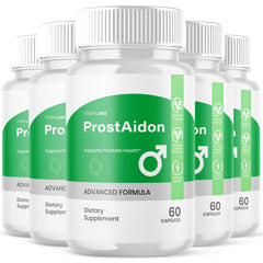 (5 Pack) ProstAidon Advanced Male Health Support Formula Prost Aidon 300 Capsule