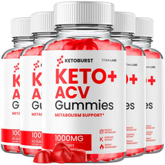 (5 Pack) Keto Burst ACV Gummys 1000MG Advanced KetoBurst Supplement 300 Gummies