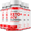 Image of (5 Pack) Keto Burst ACV Gummys 1000MG Advanced KetoBurst Supplement 300 Gummies