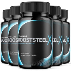 (5 Pack) Boost Steel X Advanced Male Health Support Formula BoostSteelX 300 Capsules