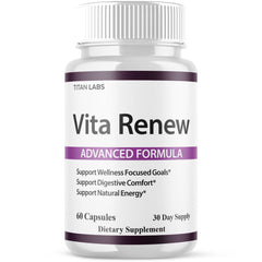(1 Pack) Vita Renew Advanced Energy & Fitness Support Formula VitaRenew 60 Capsules