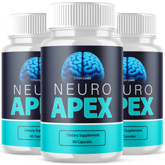 (3 Pack) Neuro Apex Pills Nootropic Natural Brain Supplement NeuroApex 180 Capsules