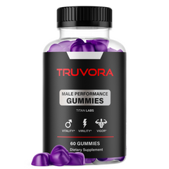 (1 Pack) Truvora Gummys Advanced Male Health Support Formula Tru vora 60 Gummies