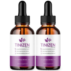 (2 Pack) Tinizen Ear Health Support Drops Natural Tini Zen Vitamin 60 Servings