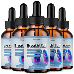 BreathiZen Drops Advanced Lungs Health Support Formula Breathi Zen 150 Servings