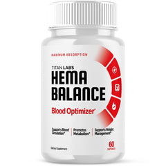 Hema Balance Advanced Blood Health Support Supplement HemaBalance 60 Capsules